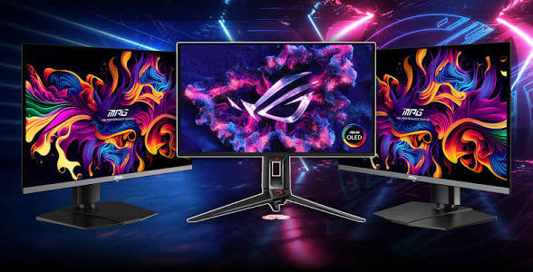 MSI MPG 322URX QD-OLED MONITOR, 31,5 ", UHD 4K, 3840 x 2160 Pixel, tempo di risposta 0,03 ms, refresh rate 240 Hz