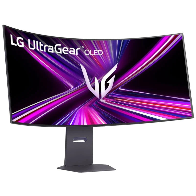 LG UltraGear OLED 45GX950A Monitor Gaming Curvo, 44,5 ", UHD 5K, 5120 x 2160 Pixel, tempo di risposta 0,03 ms, refresh rate 165 Hz