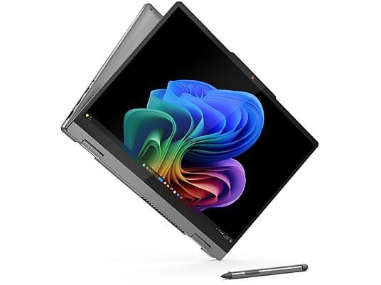 LENOVO Ideapad 5 2in1 Copilot+PC NOTEBOOK, 14 ", processore Qualcomm Snapdragon X PlusX1P-42-100, Qualcomm Adreno™ Onboard Graphics, RAM 16 GB, 512 GB SSD, Grey, Windows 11 Home