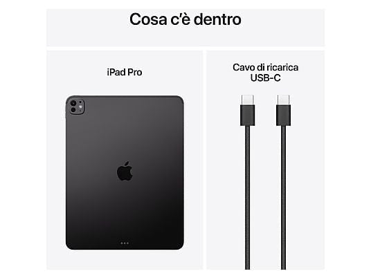 APPLE iPad Pro 13'' M5 Wi‑Fi 256GB con vetro standard - Nero Siderale 256GB