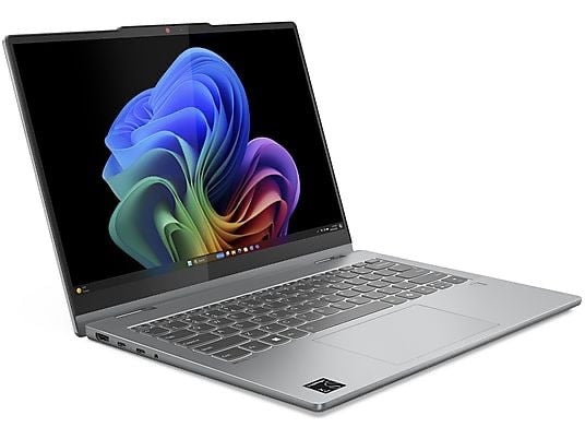 LENOVO Ideapad 5 2in1 Copilot+PC NOTEBOOK, 14 ", processore Qualcomm Snapdragon X PlusX1P-42-100, Qualcomm Adreno™ Onboard Graphics, RAM 16 GB, 512 GB SSD, Grey, Windows 11 Home