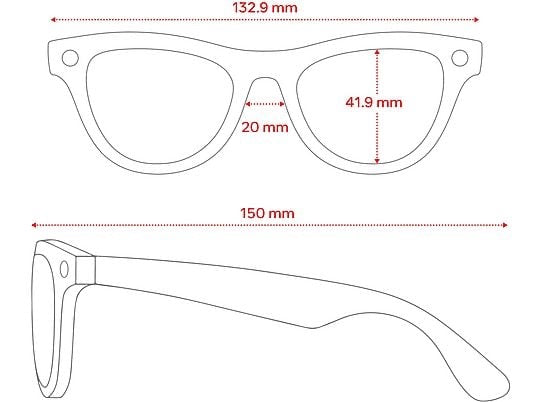 Ray-Ban Meta Skyler, Grigio chiaro lucido, Da trasparenti a zaffiro Transitions®