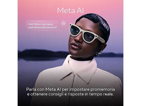 Ray-Ban | Meta Headliner (Gen 2) - Grigio asteroide lucido, Lenti smeraldo Transitions®