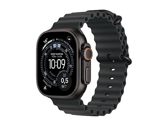 APPLE Watch Ultra 3 GPS + Cellular, Cassa in titanio nero (49 mm) con Cinturino Ocean nero