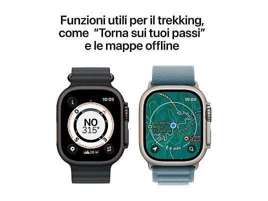 APPLE Watch Ultra 3 GPS + Cellular, Cassa in titanio nero (49 mm) con Cinturino Ocean nero