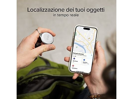 TRACKER SBS Compatibile Apple, Bianco