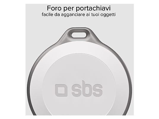 TRACKER SBS Compatibile Apple, Bianco
