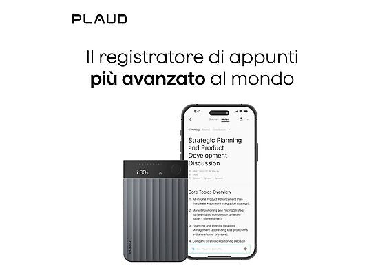 REGISTRATORE VOCALE PLAUD Plaud Note Pro
