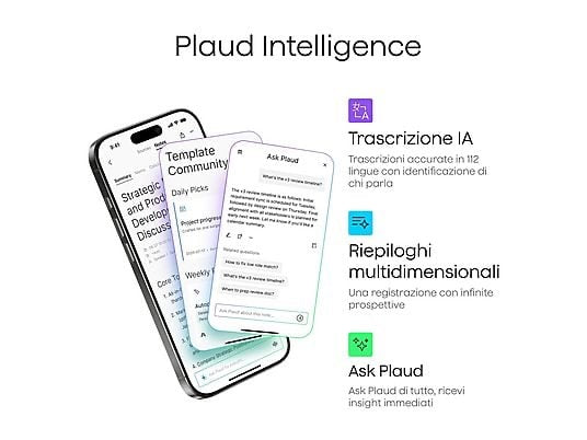 REGISTRATORE VOCALE PLAUD Plaud Note Pro