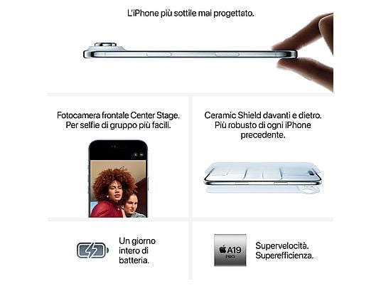 APPLE iPhone Air 256GB Nero siderale