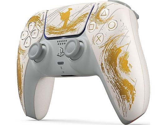SONY PLAYSTATION PS5 Slim Disc Ghost of Yotei Gold Limited Edition + Gioco Ghost of Yotei, Bianco / Dorato