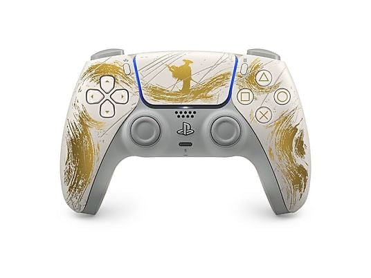 SONY PLAYSTATION PS5 Slim Disc Ghost of Yotei Gold Limited Edition + Gioco Ghost of Yotei, Bianco / Dorato