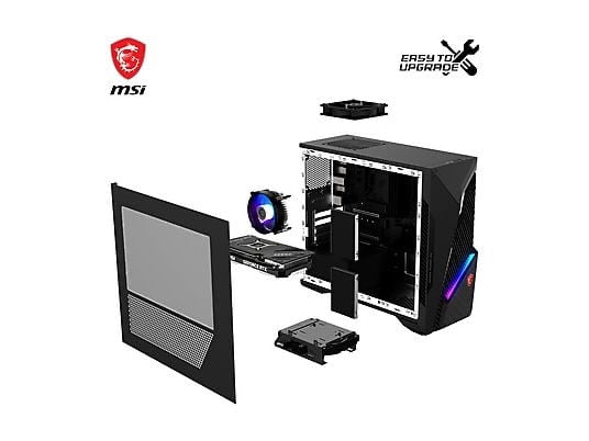 MSI DESKTOP MAG Infinite S3 14-2834IT, Intel®, Core I7 14700F, 2.1 GHz, GeForce RTX™ 5060, RAM 32 GB, 1000 GB SSD