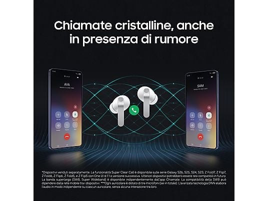 SAMSUNG Galaxy Buds4 Pro AURICOLARI WIRELESS, Black