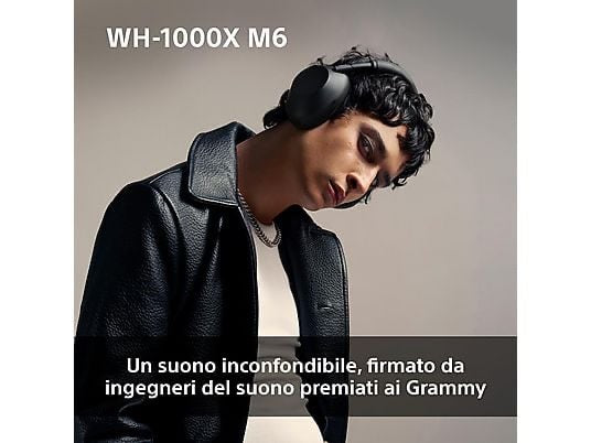 SONY WH-1000XM6 CUFFIE WIRELESS, Nero
