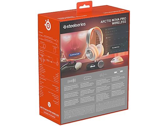 STEELSERIES Arctis Nova Pro WL CUFFIE GAMING, White