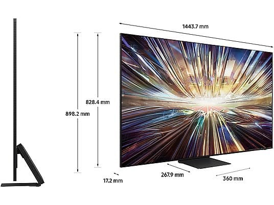 SAMSUNG QE65QN800DTXXU TV QLED, SMART TV, 65 ", Neo QLED, UHD 8K, Nero, Classe G