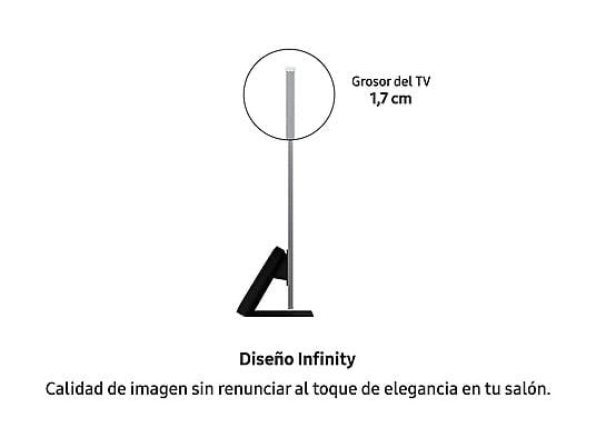 SAMSUNG QE75QN800AT TV QLED, 75 ", UHD 8K, Acciaio inox, Classe G