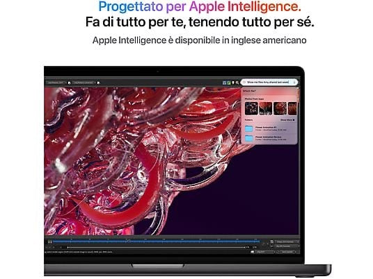 APPLE MacBook Pro 14'', Chip M5, 10 CPU 10 GPU, 16GB, 512/1TB, Nero/Argento